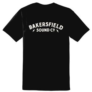 Black “BAKERSFIELD SOUND CO” Crew Neck Short Sleeve Tee
